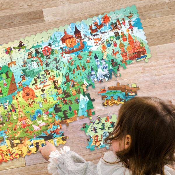 mideer World Travel Puzzles with Briefcase 180 Pieces - Image 9