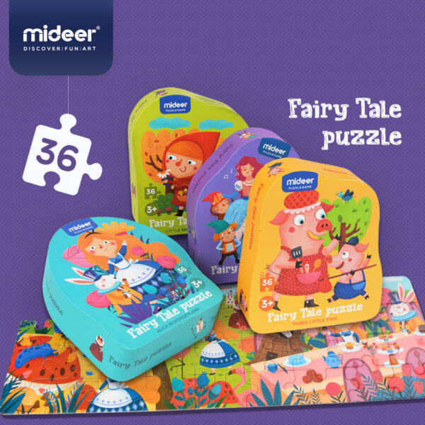 mideer Fairy Tale Children Jigsaw Puzzle 36 Pieces - Image 6