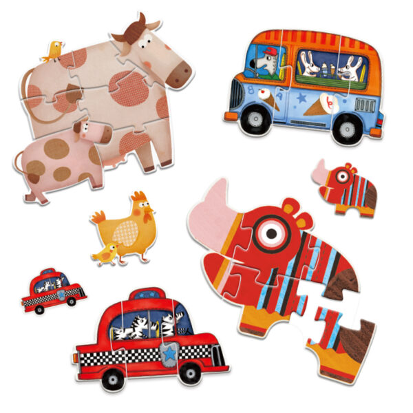 mideer My First Puzzle 6-In-a-Box 25/31 Pieces - Image 3