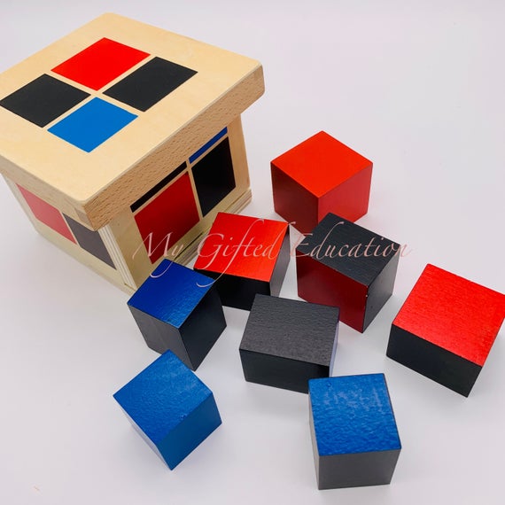 Montessori Binomial Trinomial Cube - My Gifted Education
